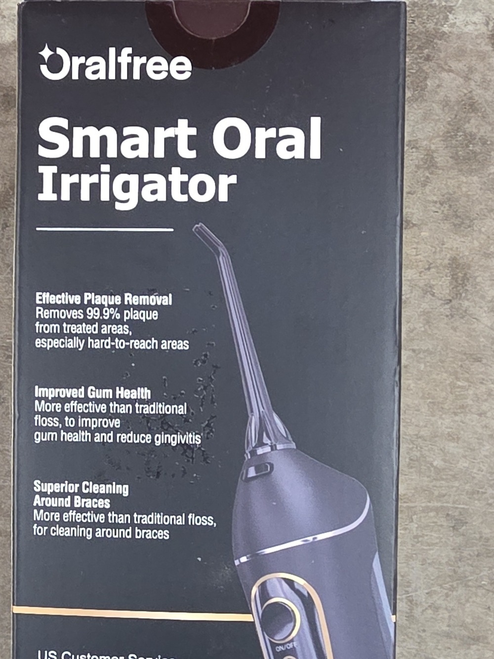 Oralfree Smart Oral Irrigator in Black